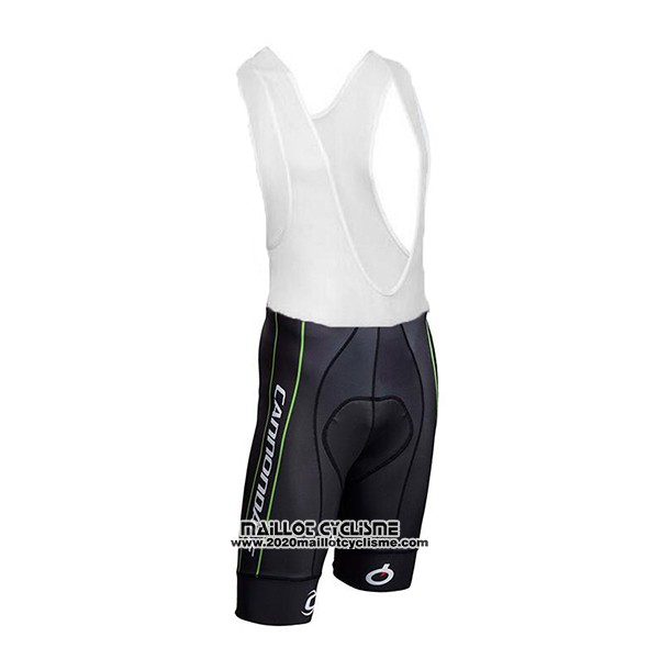 2017 Maillot Ciclismo Cannondale Vert et Noir Manches Courtes et Cuissard
